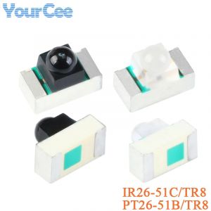 20 pièces PT26-51B/TR8 IR26-51C/L110/TR8 SMD 1206 940nm IR Tête Réceptrice Tube Infrarouge Émettant