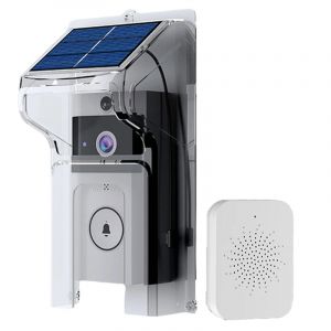 Wifivisual sonnette caméra sans fil charge solaire étanche Vision nocturne maison intelligente HD
