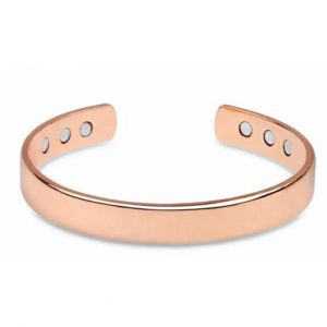 Nouveau Bracelet magn&eacute;tique en cuivre pur th&eacute;rapie de l'arthrite Bracelet &eacute;nerg&eacute;tique bijoux