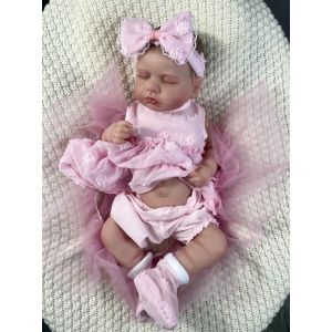 MRB 20 pouces corps complet Silicone vinyle Reborn LouLou fille lavable Reborn b&eacute;b&eacute; poup&eacute;e Adorable