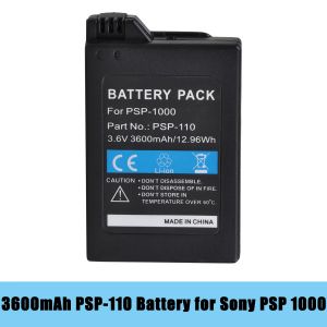 Batterie PSP-110 3600mAh pour Sony PSP 1000 PSP1000 1001 1002 1003 1004 1005 1006 1007 1008 1010