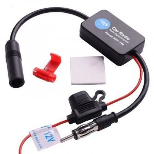 Amplificateur de signal FM universel pratique, antenne de voiture anti-interférence, amplificateur