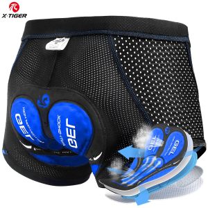 X-TIGER short de cyclisme respirant maille sous-vêtements de cyclisme 5D Gel Pad antichoc vtt vélo