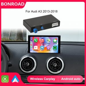 BONROAD sans fil CarPlay Android Auto adaptateur USB vidéo pour Audi A3 8V 2013-2018 Bluetooth
