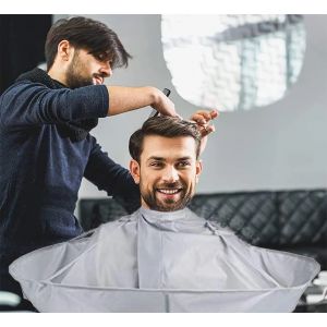 Cape de coupe de cheveux Cape de coupe de cheveux Cape de barbier capteur de cheveux Cape de cheveux