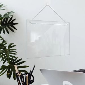 Tableau effaçable à sec transparent, calendrier magnétique, Menu, Note acrylique pour réfrigérateur,