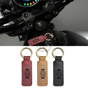 Porte-clés en cuir de vache pour moto, pour Yamaha XSR 155 300 700 900