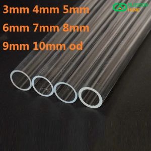 3mm 4mm 5mm 6mm 7mm 8mm 9mm 10mm od Tube en plexiglas Tube en verre organique Tube en Lucite tuyau