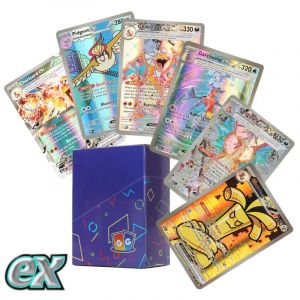 60/100 pi&egrave;ces Pokemon carte Rare EX Pok&eacute;mon TCG: Scarlet & Violet Pokemon titane cristal Charizard