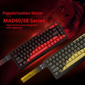 Madcatz-Clavier mécanique filaire avec interrupteur magnétique, claviers de jeu, peintures RVB,