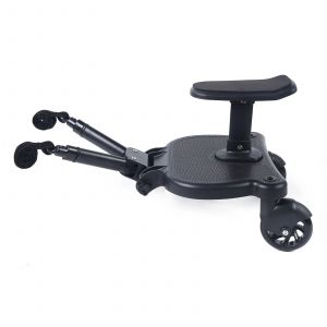 Adaptateur de pédale de landau avec siège amovible, planche de course de poussette à roulettes
