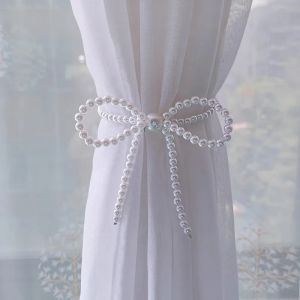 1 pièces Faux perle Style moderne Simple Innovation rideau Tieback créatif mignon fée arc magnétique