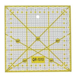 Règle de Patchwork carrée, outil de couture, bricolage, règle de découpe, 15x15CM