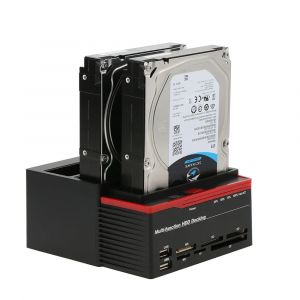 Station d'accueil SATA IDE HDD USB 3.0 pour adaptateur 2.5 3.5 pouces SSD &agrave; semi-conducteurs avec