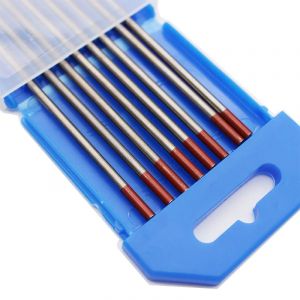 Électrode de soudage TIG en tungstène rouge 1mm 1.6mm 2mm 2.4mm 3mm 3.2mm 4mm