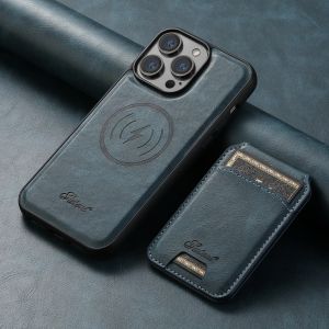 SUTENI – portefeuille en cuir avec fente pour carte magnétique, étuis de téléphone pour iPhone 16 15