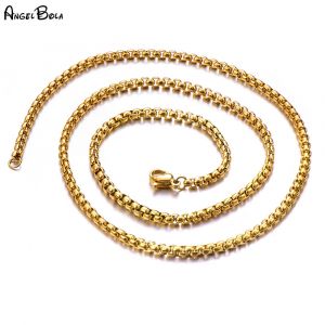 Ange Bola ne se fane jamais dans la boîte, bijoux pendentif en acier inoxydable, Equi2 mm, 2.5mm,