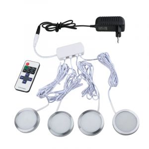 Chaud sous armoire LED veilleuses vitrine placard lampe t&eacute;l&eacute;commande pour HomeKitchen vitrine