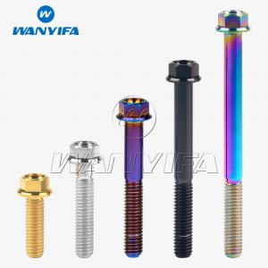 Wanyifa M6x10/15/20/25/30/35/40/45/50/55/60/65/70/75/80/90/100mm boulon en titane bride vis à tête