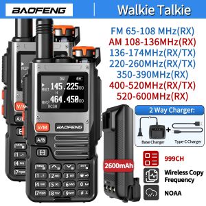 Baofeng UV-K61 talkie-walkie multi-bande sans fil, fréquence de copie 999CH type-c AM DTMF NOAA