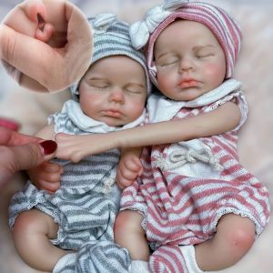 33 cm peut ouvrir la bouche corps complet Silicone solide LouLou Bebe Reborn fille et garçon doux au