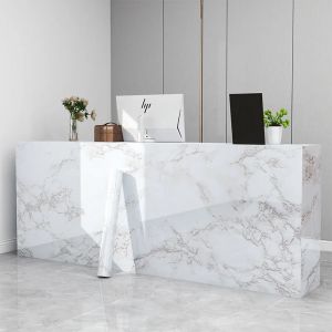 Papier peint à motifs de marbre blanc lisse, autocollant de degré d'huile, papier peint auto-adhésif