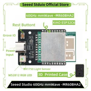 Seeed Studio 60 GHz mmWave - MR60BHA2, ESPhome, Assistant domestique, capteur de respiration et de