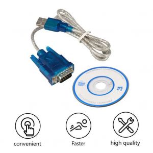 Adaptateur de support de jeu de puces USB 2.0 vers série RS-232 DB9 9 broches, 80cm, haute qualité,