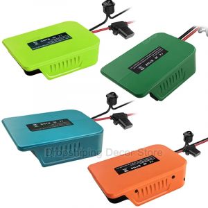 Pour Makita/Ryobi/Black & Decker/Hitachi/Hikoki 36V 40V Li-ion batterie adaptateur de roue