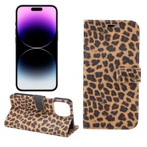 &Eacute;tui en cuir &agrave; motif l&eacute;opard, Design portefeuille Simple, pour iPhone 15 Pro Max 7G 8G XS XR XS Max