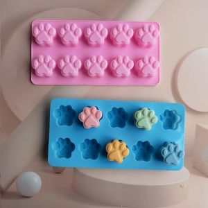 Moule à chocolat en Silicone en forme de griffe de chat, bricolage, décoration de gâteau de cuisson,