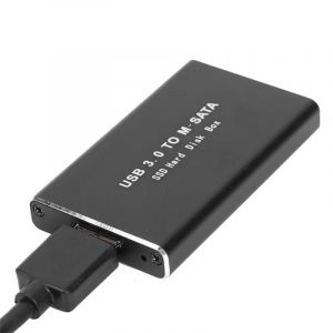 MSATA-Boîtier de disque dur externe SSD, adaptateur de stockage vers USB 3.0, 30x50mm, 30x30mm