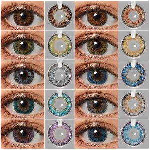 Magister lentilles de Contact de couleur 14.5mm grands yeux 1 paire lentilles de Contact de couleur