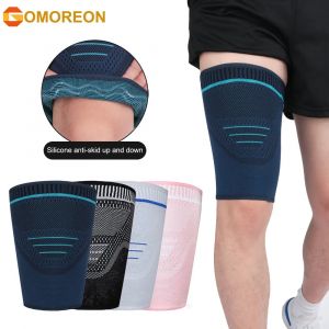 Manchon de Compression de cuisse 1 pièce, manchon de Compression de tendin de jets pour le