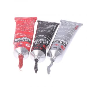 Joint d'étanchéité en silicone RTV pour voiture, scellant haute température noir, degré d'huile pour