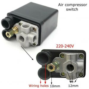 Pressostat automatique pour compresseur d'air, pressostat, collecteur 4 ports, compresseurs d'air