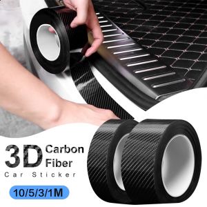 3-10M Ruban Nano Fibre de Carbone pour Voiture 3D Adhésif Protecteur, Bande pour Miroir et Portière,