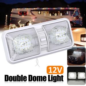 Vente chaude! Plafonnier LED r&eacute;glable pour camping-car, 12V/24V, int&eacute;rieur, Double d&ocirc;me, pour