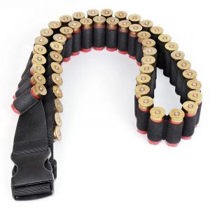 50 fusil de chasse rond Shotshell munitions Shot Shell épaule Bandolier Bandoleer transporteur