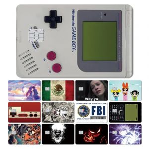 Tigre Dragon FBI bonhomme de neige en cuir imprim&eacute; Anime mat PVC autocollant Film peau housse pour