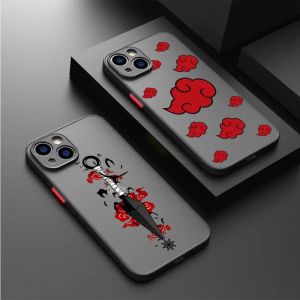 Akatsukis-Narutos Coque Pour Apple iPhone 15 11 14 13 12 Pro 7 XR X XS Max 8 Plus 6 6S SE 2022 15Pro