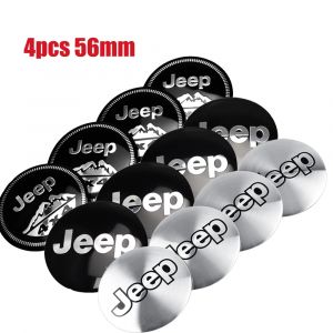 Autocollant de capuchon de moyeu central de roue de voiture, 4 pi&egrave;ces, embl&egrave;me de d&eacute;coration pour