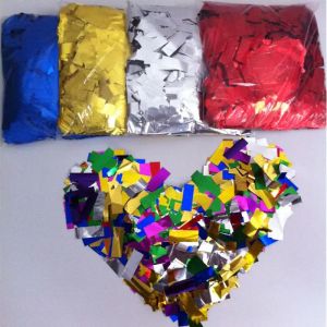 Machine à effet de scène colorée or argent, papier à confettis pour machine à confettis, machine à