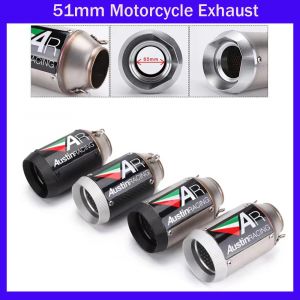 Tuyau d'échappement modifié pour moto, 51mm, CBR1000 K7K8 AR/Z800 ZX6R Kawasaki Z900Z100 250 400