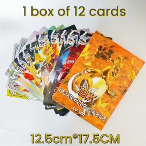 Carte Pokemon surdimensionn&eacute;e avec lettres Jumbo, 12 pi&egrave;ces, Vmax Vstar GX Arceus Pikachu Charizard,