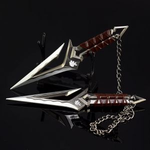 Arme Valorant Kuronami No Yaiba niveau 2 Kunai Ninja agents m&ecirc;l&eacute;e arme en m&eacute;tal mod&egrave;le accessoires