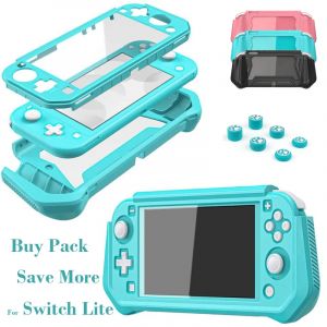 Pack d'accessoires de jeu pour Switch Lite, coque de Protection pour NS Switch Lite, étui de support