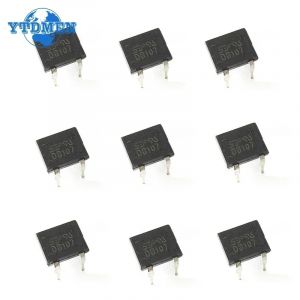 10/50 pi&egrave;ces DB107 pont de diodes 1A 1000V DIP4 ponts de redresseur de diodes monophas&eacute;es