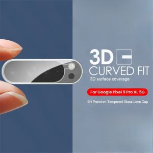 Protecteur de caméra à couverture complète, pour Google Pixel 9 Pro XL 8 8A Pro 3D HD, couvercle