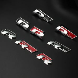 Autocollant de corps d'insigne de sport en métal 3D, Volkswagen Golf R, Rline, Tiguan, Touareg, Polo